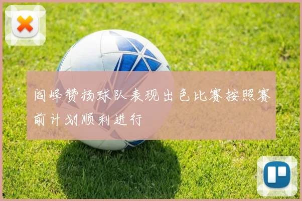 阎峰赞扬球队表现出色比赛按照赛前计划顺利进行